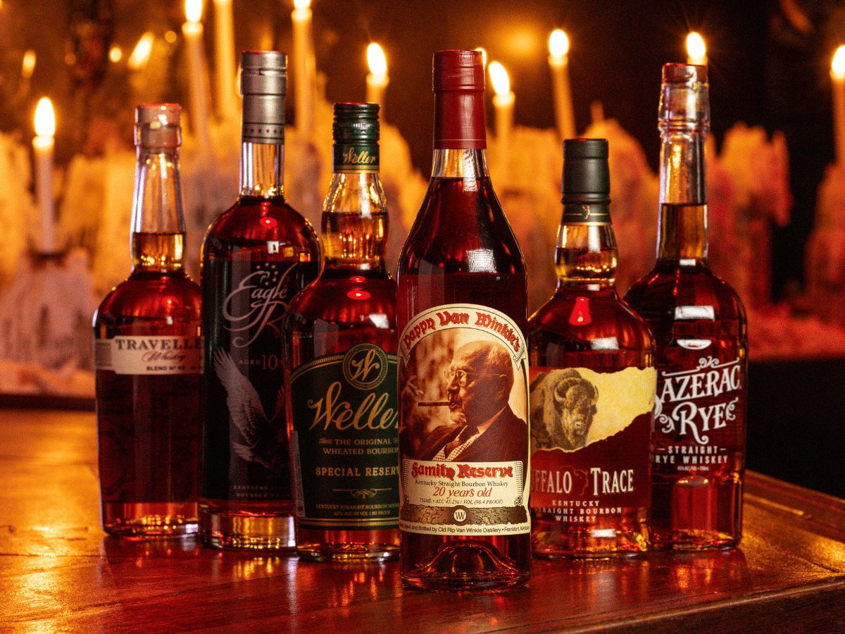 Buffalo Trace whiskey lineup